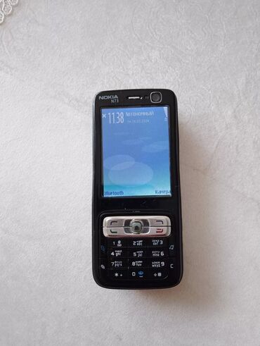nokia 1610: Nokia N73, 16 GB, rəng - Qara, Düyməli