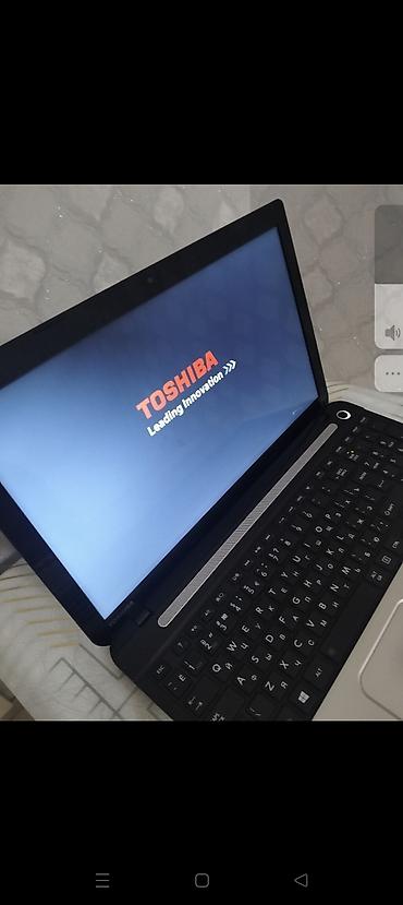 noutbuklar toshiba: Toshiba Satellite noutbuku - Ekran: 15.6" (parlaq panel) - Prosessor — 2