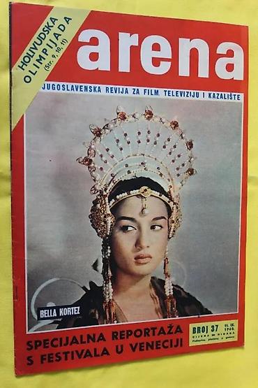 spica ruma: ARENA, JUGOSLAVENSKA REVIJA ZA FILM, TV KAZALIŠTE 37-44, 1-4 | — 1
