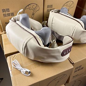 Массажеры и массажные аксессуары: 💆‍♂️ Массажёр для шеи и плеч с подогревом 🔥 Снимает боль, усталость и — 11