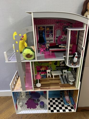 кукла монстер хай: Uşaq oyun dəsti – böyük kukla evi və oyun mətbəxi Kukla evi: - 3