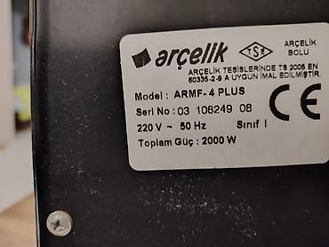 Elektrik sobaları: Arçelik ARM 4 Plus elektrik mini soba Sobanın öz üç listindən əlavə 2 — 11