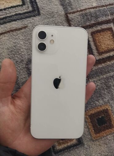 кол тараза: IPhone 12, Колдонулган, 128 ГБ, Ак, 85 %
