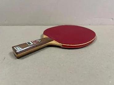 Stoni sportovi: Reket za stoni tenis Akitsu “Round” – model TAMBA - Drška: drvo — 13