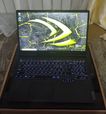для компьютера: Ноутбук, Lenovo, 32 ГБ ОЭТ, AMD Ryzen 5, 15.6 ", Колдонулган, Оюндар үчүн
