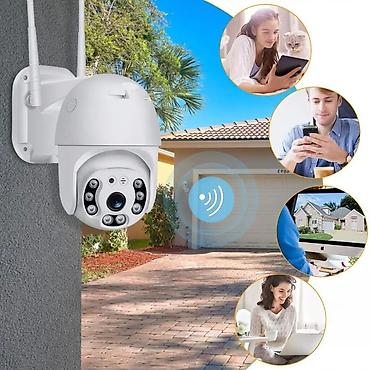 Уличная поворотная Wi‑Fi IP‑камера наблюдения - Беспроводное