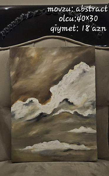 Şəkillər, tablolar: Rəsm əsərləri – əl işi 1) Mövzu: Ay - Dairəvi teksturalı tablo — 9