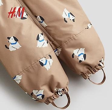hello kitty: Детский зимний комбинезон H&M с принтом щенков 80см но — 3