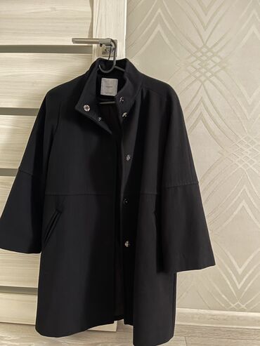 черное пальто купить: Пальто, Зима, По колено, M (EU 38)