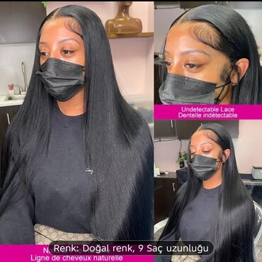 Təbii saçlar, pariklər: Parik, Təbii, Yeni — 8