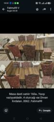 кухонная мебель в баку каталог: Masa dəsti satılır 160₼. Yaxşı vəziyyətdədir. 4 oturcağı var.Ünvan
