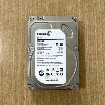 Жесткие диски, переносные винчестеры: Накопитель, Б/у, Seagate, HDD, 3 ТБ, 3.5", Для ПК