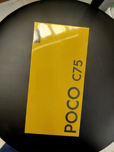 Poco: Poco C75, Новый, 256 ГБ, цвет - Черный, 2 SIM