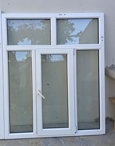 pencere altliqlari: Двухкамерное Пластиковое окно, Ширина: 139 см, Длина: 169 см