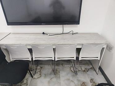 Дом и сад: Kurs üçün stol və stullar satilir,təzədən seçilmir 3 aydi alinib — 1