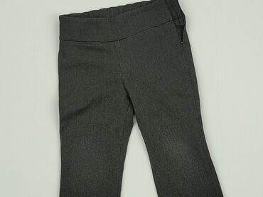 czarne spodnie z wysokim stanem materiałowe: Spodnie materiałowe, H&M, 1.5-2 lat, 92, stan - Dobry