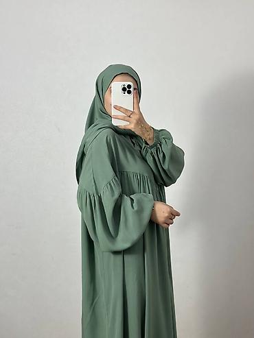 Повседневные платья: Абая «Уголок» + косынка •Ткань штапель •Размер стандарт 42-54 •Цена — 10