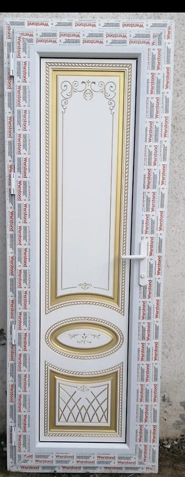 plastik qapi pencere satisi: Yeni Plastik qapı 80x200 sm Zamok və çərçivə ilə, Zəmanətli, Pulsuz quraşdırma, Pulsuz çatdırılma, Rayonlara çatdırılma, Ödənişli çatdırılma — 2