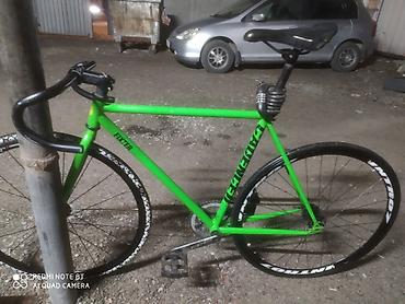 Городские велосипеды: Фикс-байк (фикс/синглспид) зеленого цвета. Характеристики и — 3