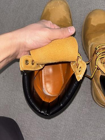 Ботинки: Мужские ботинки, 44, 43, Timberland, Б/у, цвет - Желтый, Бесплатная доставка, Платная доставка, Самовывоз — 7