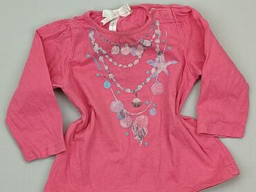 koszula z roza: Bluzka, Reserved Kids, 3-6 m, stan - Dobry
