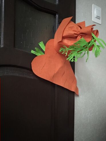 костюм игры в кальмара: Костюм "морковка",флиз: шапочка и аппликация. Ош