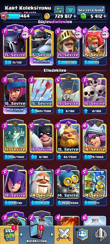 free fire: Clash Royale Hesapı Hərcür Şey var hesapda — 5