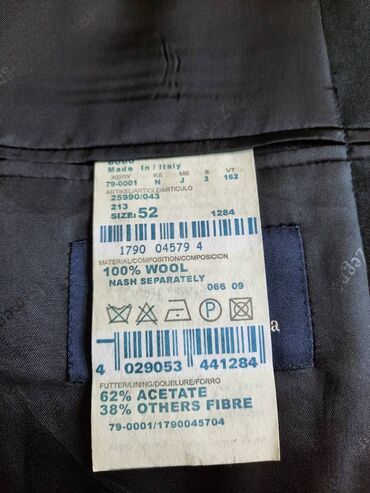 Odela: Ermenegildo Zegna musko odelo br.52 Musko odelo Ermenegildo Zegna — 4