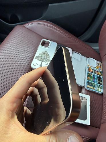 apple 5s iphone: IPhone 16 Pro Max, Б/у, 256 ГБ, Desert Titanium, Чехол, Коробка, 93 % — 7