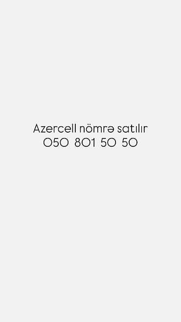 Azercell nomre satilir
050 801 50 50 lalafo.az -da Azercell nomre satilir
050 801 50 50
