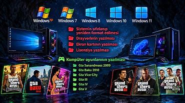 Windows sistemlərinin quraşdırılması və kompüterin proqram təminatı lalafo.az -da Windows sistemlərinin quraşdırılması və kompüterin proqram təminatı