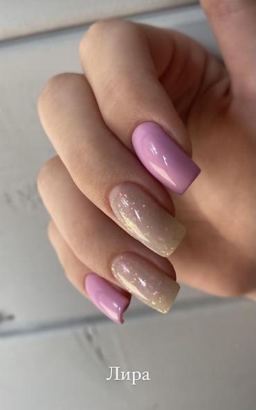 Маникюр: 💅 МАНИКЮР С ПОКРЫТИЕМ — 800 СОМ Наращивание Ногтей 1100сом 👩‍💅 Опыт — 5