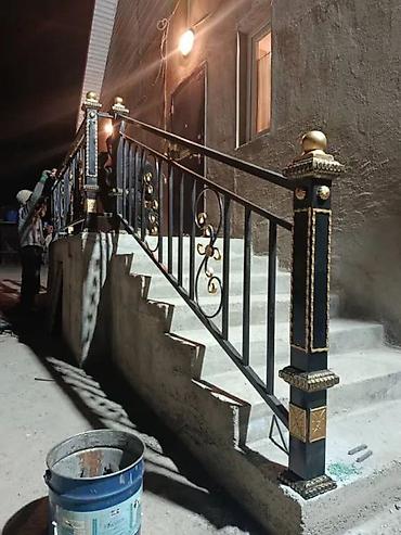 Изготовление перил: Изготовление перил Материал: Кованное железо, Наружные, Бесплатный замер — 72