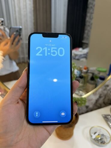 купить микрофон для компьютера: IPhone 13 Pro, Б/у, 128 ГБ, Sierra Blue, Коробка, 80 %