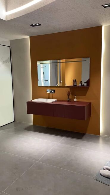 Sifarişlə qonaq dəstləri: Hamam mebeləri Moydadırlar dolablar led işığlı güzgülər duş kabinələr — 3