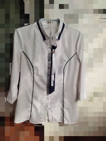длинная белая рубашка женская: Рубашка, Классическая модель, Приталенная модель