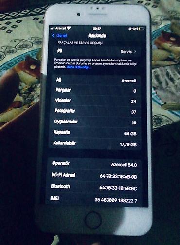 iphon 4: IPhone 8 Plus, 64 GB, Qızılı, Barmaq izi — 4