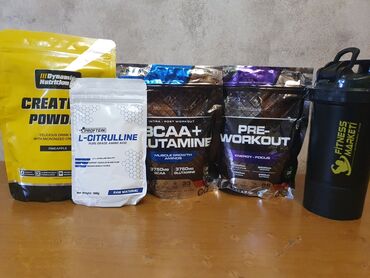 Digər idman qidaları: 🏋️‍♂️ Full Sport Nutrition Set – Kreatin, Citrulline, BCAA
