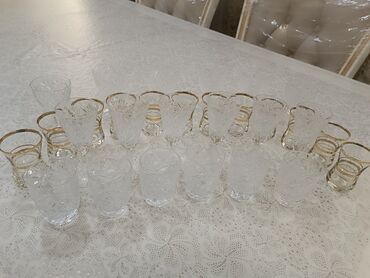 Çay dəstləri və servizlər: Çay dəsti, rəng - Ağ, Farfor — 18