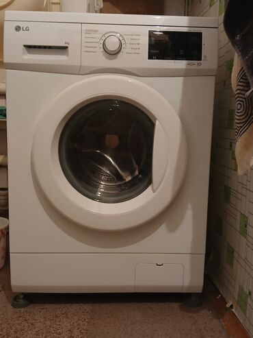 весы масса к: Кир жуучу машина LG, Автоматтык, 6 кг чейин, Толук өлчөм