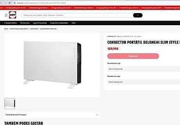 Kaloriferi: Delonghi Slim Style HCX3220FTS – električni konvektor - Snaga: 2000 W — 4