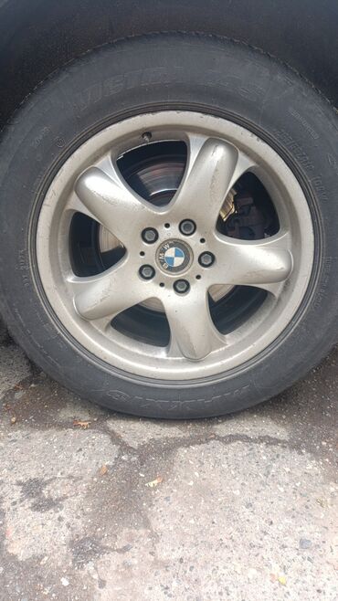 колесо от тачки: Дөңгөлөктөр монтажда 255 / 55 / R 18, All-season, Колдонулган, Комплект, Жол тандабастар (АТ/МТ), Куйма, тешиктери - 5