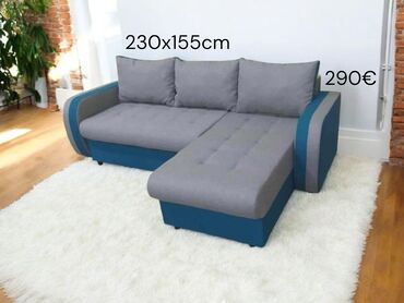 Ugaone garniture: Ugaona garnitura na razvlačenje – model sa ležajem i kutijom za — 8