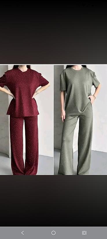 ps kombinezoni: Elegantni ženski kompleti 1) Komplet pantalone + bluza sa draperijom — 4