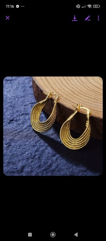 Minđuše: Par 800 din — 5