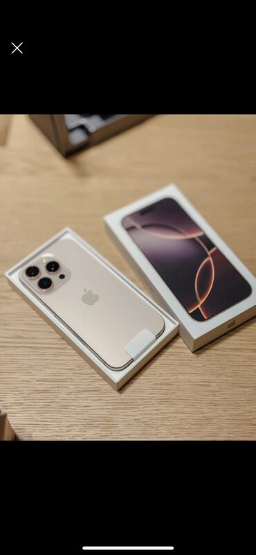 tehno pova 2: IPhone 16 Pro Max, Новый, 256 ГБ, Желтый, Зарядное устройство, Защитное стекло, Чехол, 100 %