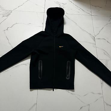найк флиска: Мужская толстовка, S, Nike, Новый, цвет - Черный — 1