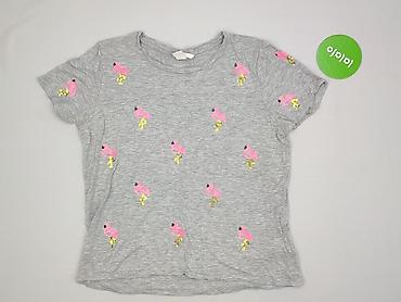hm szare dresy: H&M, T-shirt damski, rozmiar L — 2