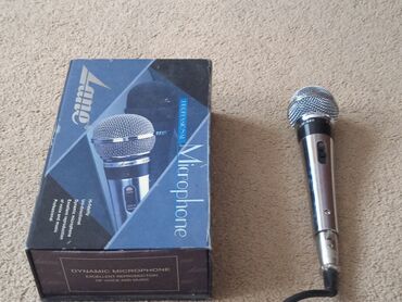 купить беспроводной микрофон для караоке: Микрофон робочий "lane"