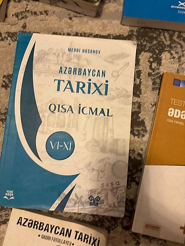 idmana aid səkil: Hər biri satılır Ədəbiyyat və tarix test kitabları tər təmiz istifadə — 2